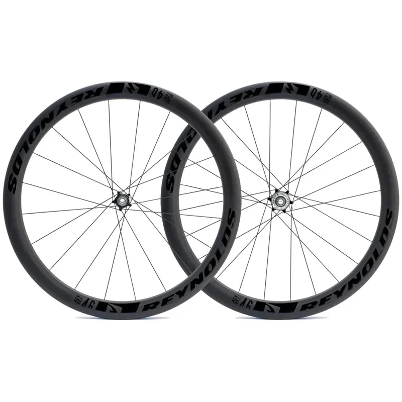 Reynolds Blacklabel 46 Pro Disc Brake Clincher Road Wheelset - Black